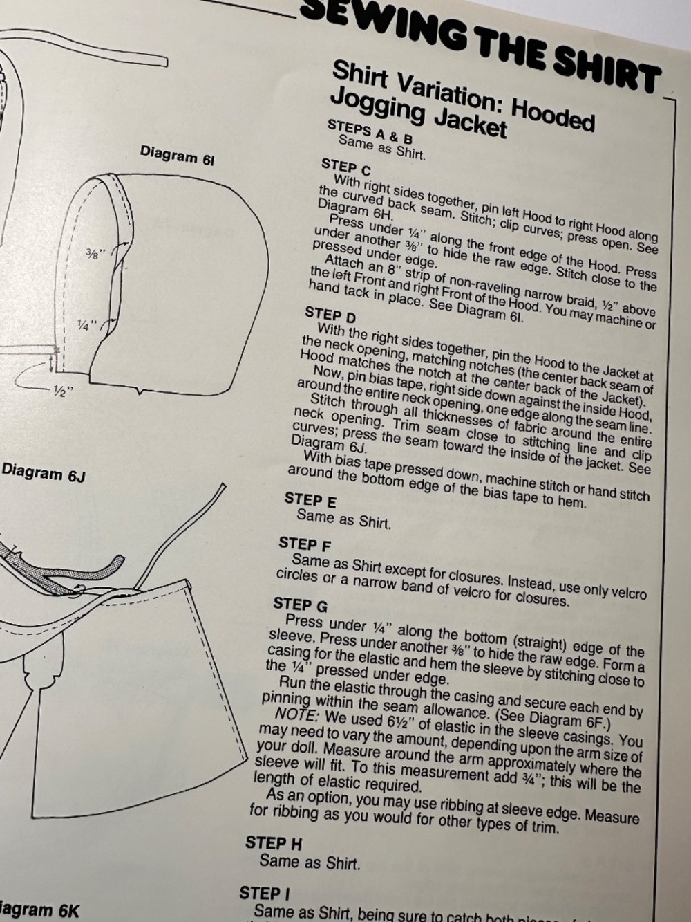 Vintage 1984 Cabbage Patch Kids Sewing Pattern Book #7686 UNCUT Complete - Picture 10 of 16